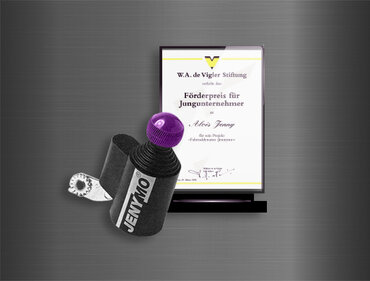 Alois Jenny gewinnt den De Vigier Preis für den weltersten Fahrraddynamo mit Standlicht