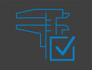 Icon Exaktes Arbeiten